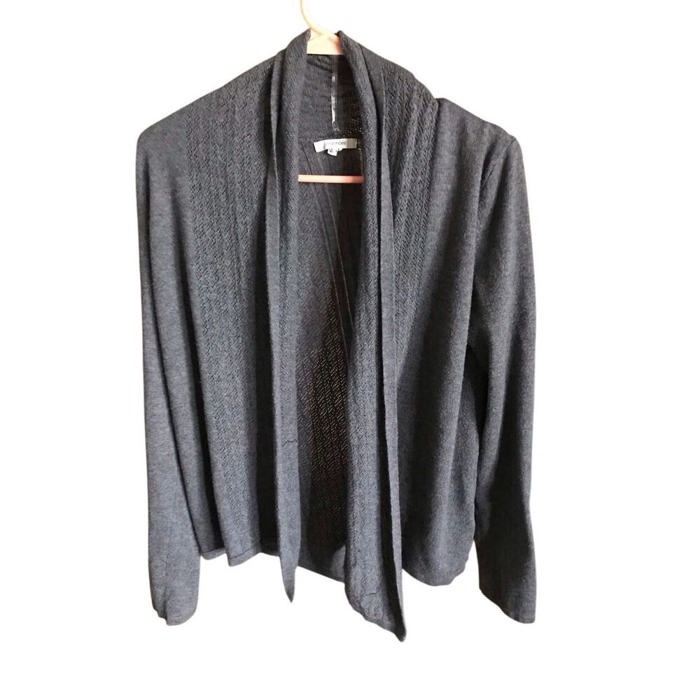Maurices Cardigan Sweater top size Medium gray wool blend